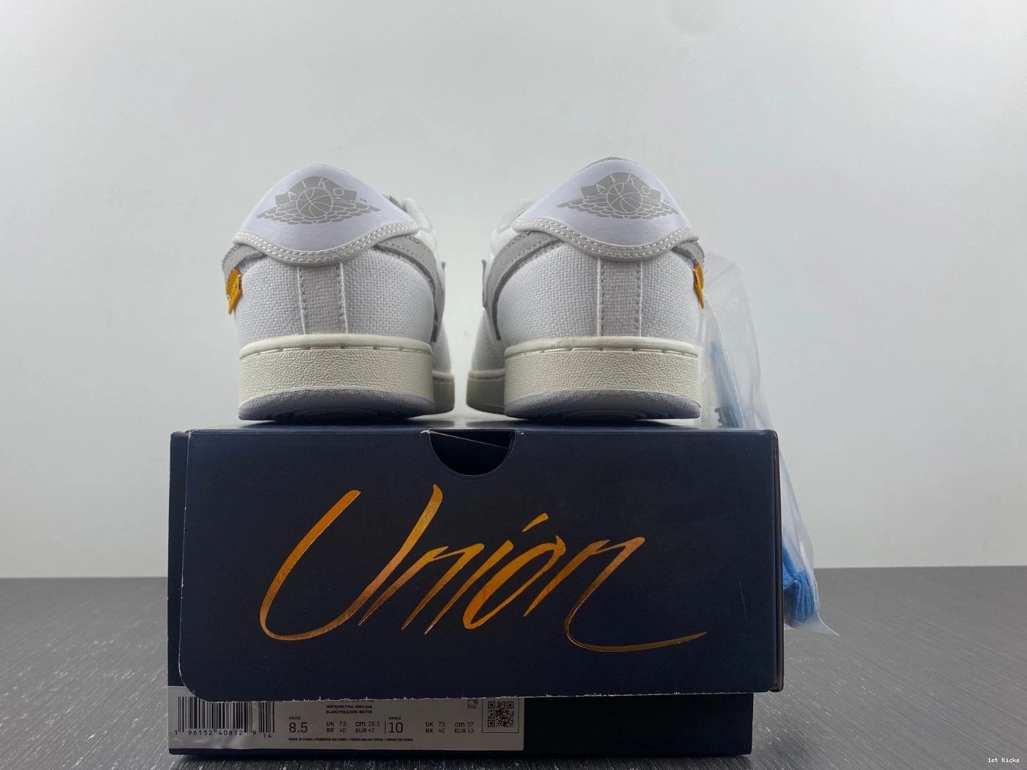 White SP AJKO Jordan Retro Union Low 1  Canvas DO8912-101 1110